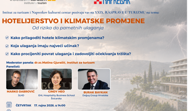 Poziv na XXIX. Rasprave u turizmu: Klimatske pr...